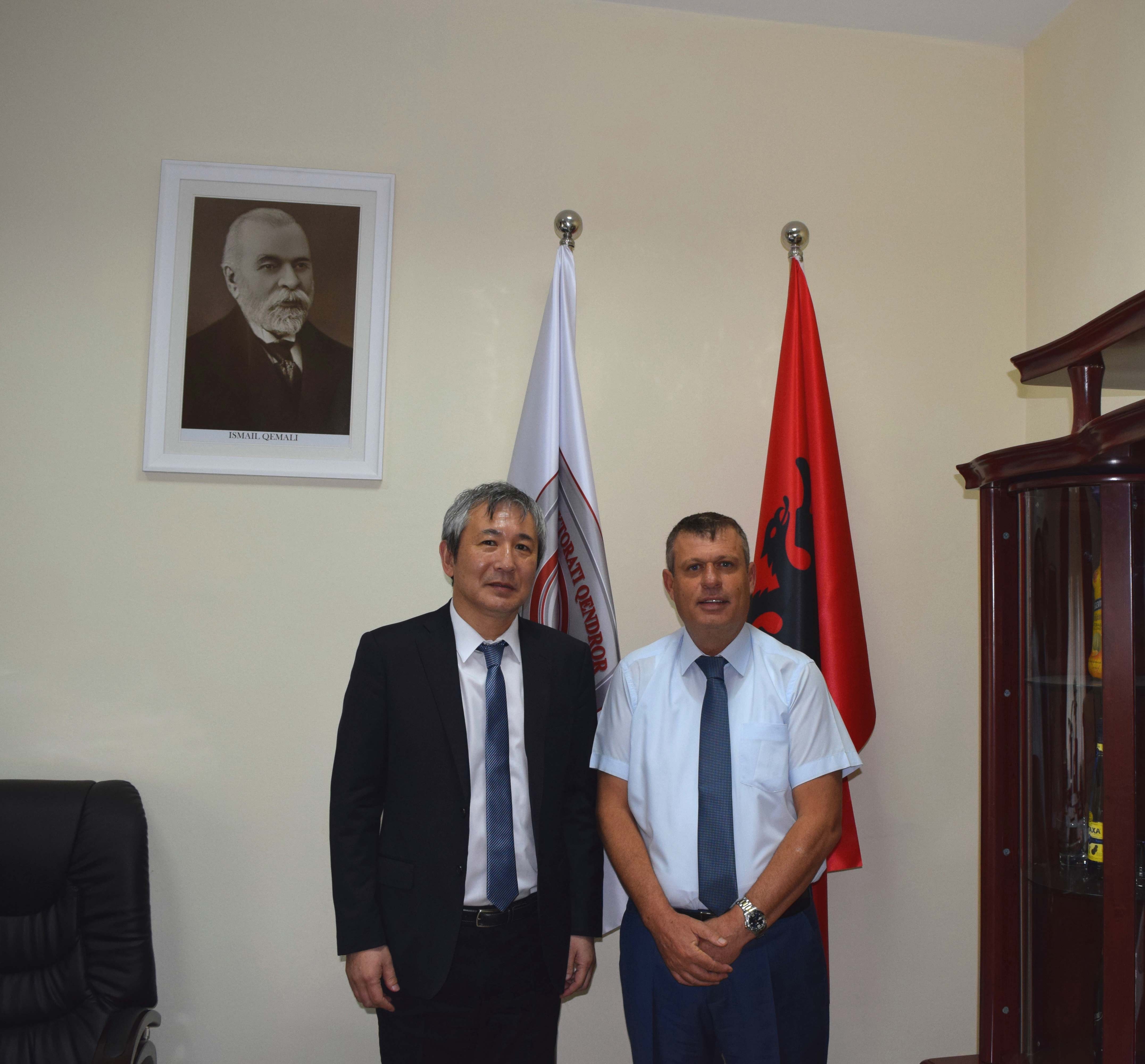 Takim i Inspektorit të Përgjithshëm me Ambasadorin e Përhershëm e Fuqiplotë të Shtetit të Japonisë në Tiranë, Z. Makoto ITO